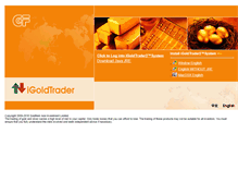 Tablet Screenshot of igoldtrader.com